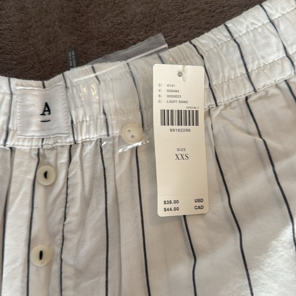 By Anthropologie Striped the Wren Boxer Shorts and Boxer Bralette - Picture 3 of 7